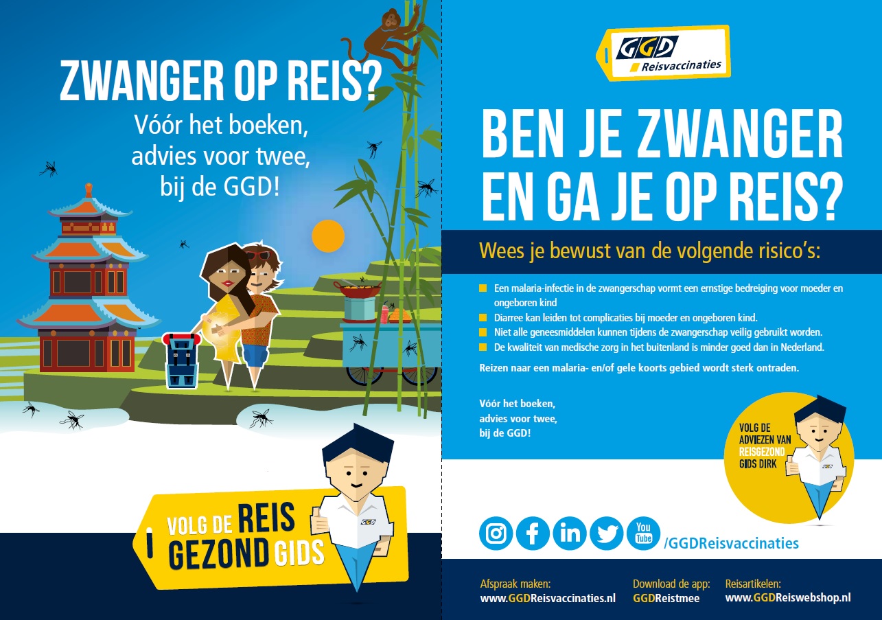 Flyer Zwangerschap op reis DEF